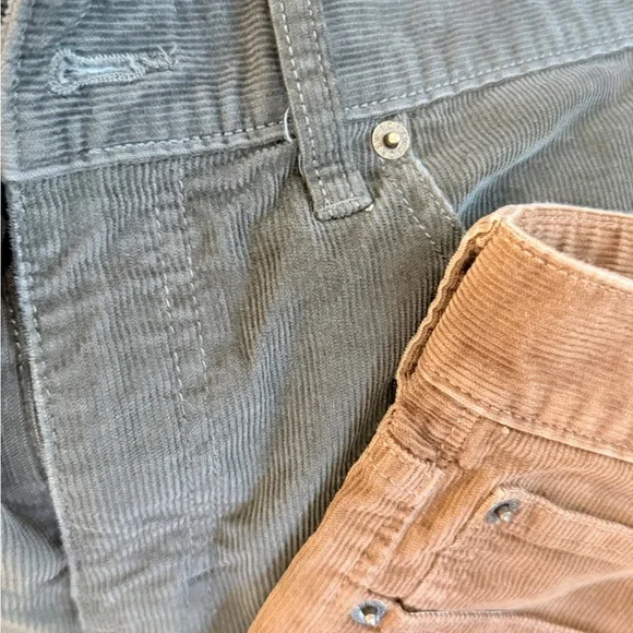 J. Crew Flex Corduroy Pants in Green and Brown slim 31/30 - Picture 4 of 6